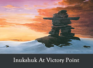 inukshuk at victory point